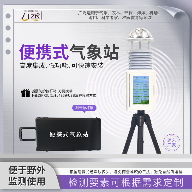 八要素便攜式氣象站實用更便捷！