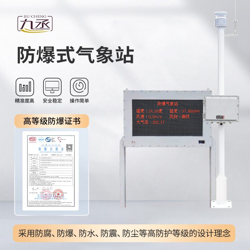 化工廠防爆氣象站