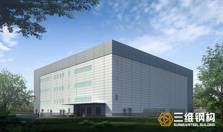 三維鋼結構建筑